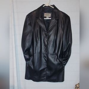 Womens Sonoma Leather Coat XL